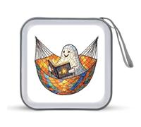 Jubonexis Simpatico fantasma lettura in amaca CD DVD custodia portatile per auto casa viaggio