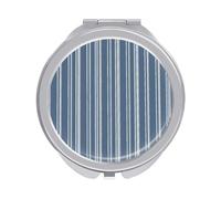 Jubonexis Specchi blu della tasca delle donne della banda, piccolo specchio portatile di trucco di viaggio delle ragazze mini