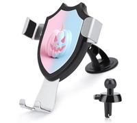 Jubonexis Spooky Cartoon Pumpkin Pink White Blue Car Phone Holder Mount Triangle Clip Base Air Vent Cell Phone Mount Car Mount Accessori Automotive per 4-6 Pollici Cellulari Smartphone
