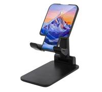 Jubonexis Stained Glass Snowy Mountain Cell Phone Stand Pieghevole Regolabile Supporto per Telefono per Scrivania