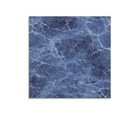 Jubonexis Stampa artistica da parete su tela blu scuro effetto marmo per soggiorno, decorazione per casa colonica, 40 x 40 cm
