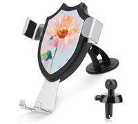 Jubonexis Sunflower Brushstrokes Impressionist Estetic Car Phone Holder Mount Triangle Clip Base Air Vent Cell Phone Mount Car Mount Accessori Automotive per 4-6 Pollici Cellulari Smartphone