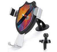Jubonexis Supporto per telefono cellulare colorato con aquila calva in volo supporto per telefono cellulare a triangolo base a clip per bocchetta dell'aria supporto per auto accessori automobilistici
