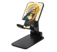 Jubonexis Supporto per telefono cellulare con scheletro e mani in preghiera, pieghevole, regolabile, per scrivania