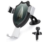 Jubonexis Supporto per telefono con figura spettrale galleggiante nell'aria, supporto per telefono a triangolo con base a clip per bocchetta dell'aria, accessori per auto per smartphone da 4-6 pollici