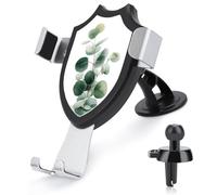 Jubonexis Supporto per telefono da auto con rami di eucalipto morbido verde salvia minimalista supporto per telefono cellulare a triangolo con base a clip per bocchetta dell'aria supporto per auto