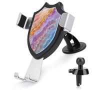 Jubonexis Supporto per telefono da auto con texture minerale glassy supporto triangolare clip base per bocchetta dell'aria supporto per telefono cellulare accessori automobilistici per smartphone