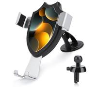 Jubonexis Supporto per telefono da auto con tre grandi forme morbide e luminose astratte Supporto per telefono a triangolo con base a clip per bocchetta dell'aria Supporto per telefono cellulare