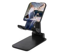 Jubonexis Swan Gliding on The Water Cell Phone Stand Pieghevole Regolabile Phone Stand per Scrivania