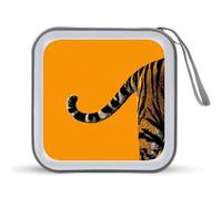 Jubonexis Tail of a Tiger - Custodia portatile per CD e DVD, per auto, casa, viaggio