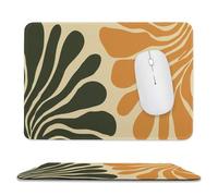 Jubonexis Tappetino per mouse semplice ed elegante con forme floreali, piccoli tappetini per mouse per computer da ufficio per scrivania e laptop, con base in gomma antiscivolo, tappetini per mouse da