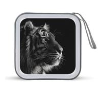 Jubonexis Tiger, custodia portatile per CD e DVD, per auto, casa, viaggio