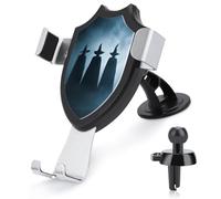 Jubonexis Tre streghe in piedi nella nebbia Supporto per telefono da auto Supporto per telefono triangolare Clip Base per bocchetta dell'aria Supporto per telefono cellulare Accessori automobilistici