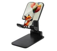 Jubonexis Whimsical Fox Che Tiene Palloncini Colorati Supporto Del Telefono Cellulare Pieghevole Regolabile Del Supporto D