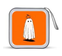 Jubonexis Zucca su Ghost Head Halloween CD Case DVD Storage Case Portable per auto casa viaggio