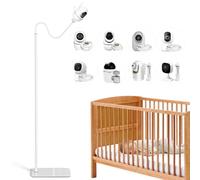 JUBORUI Supporto per Baby Monitor , Supporto da pavimento per Telecamera per Bambini con Altezza Regolabile 40-170 cm, Compatibile con HelloBaby, VTech, TP-Link,Kasa Smart, Attacco con Vite 1/4