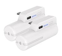 JUBOTY Batteria per Meta/Oculus Quest 2 (2 confezioni), ricarica rapida 5000 mAh, leggera, portatile, VR estendibile, accessori ricaricabili con indicatore di alimentazione per 2-4 ore di riproduzione