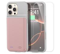 JUBOTY Custodia con batteria da viaggio per iPhone 16 da 6,1 pollici, 2025 nuova durata della batteria extra da 7000 mAh, ricarica rapida 15 W, custodia di ricarica esterna ricaricabile portatile con