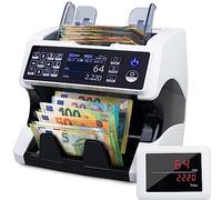 Jubula MV-500 Macchina conta banconote professionale a denominazione mista | EUR, USD, GBP, ecc. | 11 metodi di rilevamento delle contraffazioni | Conta soldi