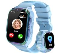 JUBUNRER 4G Orologio Smartwatch Bambini con Localizzatore GPS Videochiamata SOS Giochi Sveglia Contapassi Calcolatrice Impermeabile Smartwatch Bambina Bambino Digitale Regalo-