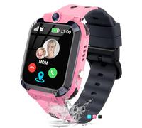 JUBUNRER Smartwatch Bambini GPS Localizzatore Telefono SOS Sveglia Giochi Impermeabile Modello di Classe Smartwatch Bambina Bambino Ragazzi Ragazze Digitale Regalo-