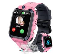 JUBUNRER Smartwatch Bambini GPS Telefono Sveglia SOS Giochi IP68 Impermeabile Modello di Classe Smartwatch Bambina Orologio Bambino Digitale Ragazze Ragazz Regalo-