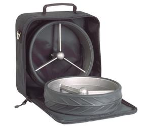 JuCad Borsa per ruote 34x 34cm, nero