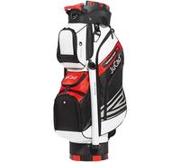 JuCad Cartbag Quiet Line, nero/bianco/rosso