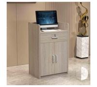 JUCCJUXIN Bancone Cassa, Tavolo da Banco Cassa al Dettaglio, mobile reception,bancone del negozio, Banco di reception, for reception barbiere,Banco Reception Ufficio,(D,23.6x15.7x35.4in)