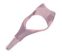JUCHRZEY 3-in-1 Spazzola for ciglia Piegaciglia Mascara Guard Plastica Superiore Ciglia Inferiori Mascara Guard Riutilizzabile Guida for ciglia Aiutante for Donne Ragazze (Rosa)