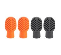 JUCHRZEY 4 Pezzi Suggerimenti for Pratica delle Bacchette in Silicone Tappi for Manicotti for Bacchette Tappi Protettivi for Mute Accessori for Strumenti Musicali (Stile C)