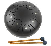 JUCHRZEY 6 Pollici 8 Note Tamburo in Acciaio con Libro di Musica Bacchette for Tamburi e Borsa for Il Trasporto Strumenti a Percussione Strumenti di Guarigione del Suono for la Meditazione Y