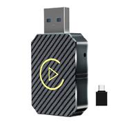 JUCHRZEY Adattatore Wireless Carplay for Auto Dongle USB for Auto Plug&Play Smart AI Box BT WiFi for Auto CarPlay/Andriod Auto Cablate