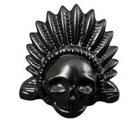 JUCHRZEY Autentico fischio azteco Forte fischio della morte azteco spettrale Fischio di guerra azteco urlante for oggetti di scena di scherzi di Halloween (A)