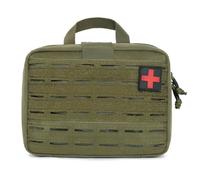 JUCHRZEY Borsa di sopravvivenza leggera for il trasporto quotidiano Toppa della Croce Rossa Borsa di stoccaggio for forniture mediche salvavita Custodia medica tattica Nastro magico a sganc