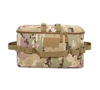 JUCHRZEY Borsa portaoggetti for serbatoio di gas da campeggio Bombola di gas resistente ai graffi Pentole Porta pentole capacità for escursioni all'aperto Picnic (CP Camo)