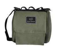 JUCHRZEY Borsa portaoggetti in carta in rotolo Portatovaglioli appeso Porta fazzoletti da campeggio portatile con gancio for escursioni in campeggio all'aforto (Verde militare)