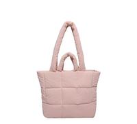 JUCHRZEY Borsa tote da donna imbottita Borsa a tracolla alla moda Borsa a tracolla imbottita di grande capacità Borsa tote trapuntata leggera Borsa da viaggio all'aperto in tinta unita (Rosa