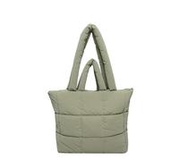 JUCHRZEY Borsa tote da donna imbottita Borsa a tracolla alla moda Borsa tote morbida a nuvola di grande capacità Borsa tote trapuntata leggera Borsa da pendolarismo elegante in tinta unita (