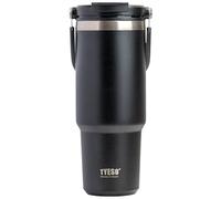 JUCHRZEY Bottiglia d' da 30 once con manico Tazza da caffè Bottiglia d' in acciaio inossidabile Bottiglia d' Tazza da viaggio for bevande fredde o calde Regalo for Lui Lei