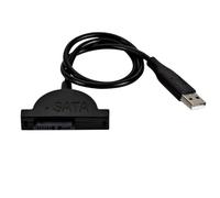 JUCHRZEY Cavo USB 2.0 SATA 480 Mbps Cavo for unità CD/DVD-ROM Cavo convertitore adattatore for unità CD/DVD ROM for driver ottico for laptop SATA da 9,5 mm/12,7 mm