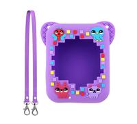 JUCHRZEY Custodia in silicone con stampa animalier Custodia da viaggio con cordino Custodia protettiva Antiurto Antigoccia Lavabile for il giocattolo virtuale interattivo Bitzee Digital Pet