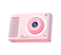 JUCHRZEY Mini CCD Camera HD 1080P 48MP Zoom 4X Fotocamera compatta compatta con doppio obiettivo Fotocamera digitale punta e scatta Supporto anti-vibrazione Scheda da 32 GB for Ragazzi Ragaz