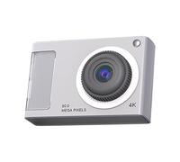 JUCHRZEY Mini CCD Camera HD 1080P 48MP Zoom 4X Fotocamera digitale for bambini Doppio obiettivo Fotocamera digitale punta e scatta Supporto anti-vibrazione Scheda da 32 GB for Ragazzi Ragazz