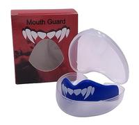 JUCHRZEY Paradenti da boxe Protezione contro gli impatti Bretelle da boxe Paradenti effetto tampone for tutti gli sport di contatto (blu)