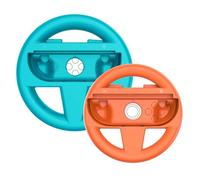 JUCHRZEY Porta del controller del controller 2pcs Wheels for interruttore 2 Joy-Con (arancione blu)