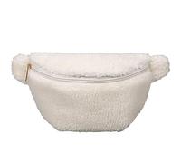 JUCHRZEY Soffice Borsa a Tracolla Chiusura con Cerniera Donne Pieghevole Fuzzy Borsa a Tracolla Moda Marsupi Leggero Autunno Inverno Borsa Quotidiana