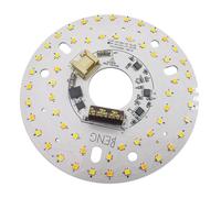 JUCHRZEY Sostituzione Luce LED for Ventilatori da Soffitto, Pannello Base Universale in Alluminio Compatibile con la Maggior Parte dei Ventilatori da Soffitto e dei Lampadari