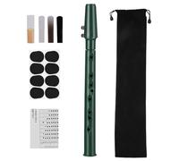 JUCHRZEY Strumento for sassofono portatile con borsa for il trasporto Piccolo sassofono portatile for la pratica quotidiana delle forformance sul palco (verde)