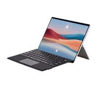 JUCHRZEY Tastiera wireless compatibile 5.1 7 colori Trackpad retroilluminato a LED Tastiera Trackpad multi-touch ricaricabile magnetico for Microsoft Surface Pro 3/4/5/6/7 (Nero)